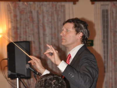 David Prachař jako dirigent 2010
