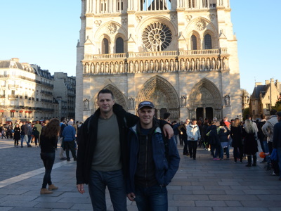Paříž 2015 Martin Pončík - nejvěrnější cestovatel a zakladatel Brass Five