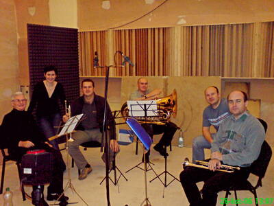 Natáčení 2006 - prof. Antonín Vaigl a Štěpánka Heřmánková