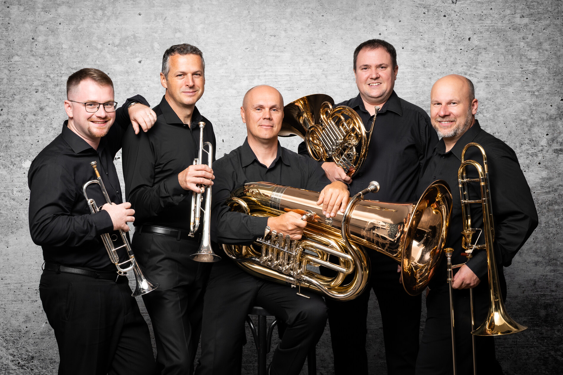 Členové BrassFive Členové BrassFive